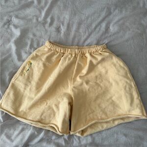 Yellow Women's Shorts